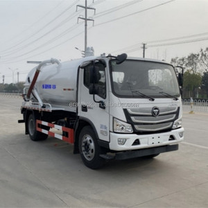 Camion d'aspiration des eaux usées Foton chinois haute pression 4x2, 10 m³ (15 m³) – Camion de transport des eaux usées par aspiration, prix usine, à vendre - Product Image 2