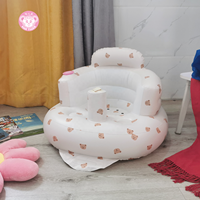 Canapé gonflable en PVC confortable pour enfants pour les repas et la cuisine Parfait comme chaise de vélo ou siège de voiture Baby Shower