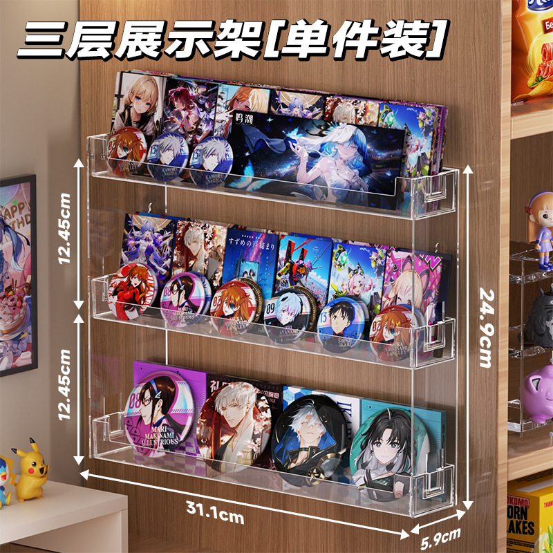 Display rack [three tiers]