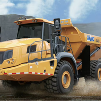 Camion benne articulé XDA45U de 41 tonnes, 1600 kW, pour terrains complexes, boueux et sinués