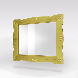 ETRO MIRROR, 105 CM, MATT GOLD - Product Image 1