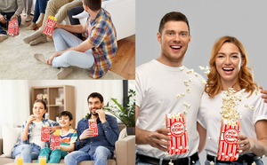 Produits phares : Sachets d'emballage plastique minimalistes personnalisés pour pop-corn, parfaits pour le camping et les pique-niques - Product Image 5