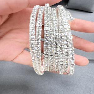 Hochwertiges Neues Luxus Mode Mehrschichtiges Gestapeltes Schmuck Silber Glänzendes Sternenhimmel Temperament Manschettenarmband Armreifen als Geschenk - Product Image 4