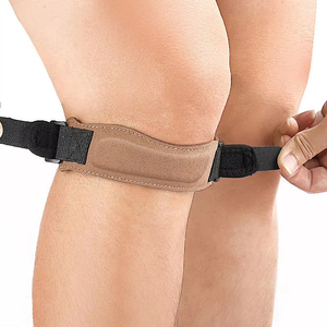 Sangle de genou en silicone pour le soutien de la rotule Soulagement de la douleur Course à pied Basketball Escalade Sangle de rotule du genou - Product Image 1