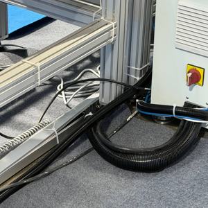 Tuyau ondulé en plastique PE AD21.2 épaissi, tuyau fileté, tuyau en plastique noir, <span class=keywords><strong>gaine</strong></span> de câble ouverte - Product Image 3