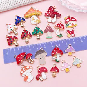Pendentif en alliage émail maison champignon Thanksgiving Accessoires pendentifs Diy Charms - Product Image 4