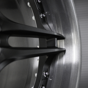 Jantes forgées sur mesure en deux parties, à profil profond, 19 et 20 pouces, 5x112, noires avec lèvres brossées, pour <span class=keywords><strong>Audi</strong></span> RS6 R8 S5 A7 RS5 - Product Image 5