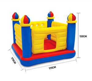 Trampolín <span class=keywords><strong>Inflable</strong></span> Cuadrado para Niños, Piscina de Brincos, <span class=keywords><strong>Castillo</strong></span> <span class=keywords><strong>Inflable</strong></span> para Interiores - Product Image 3