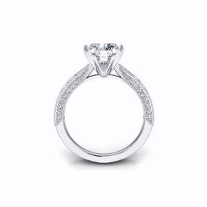 Nouvelle bague de fiançailles haut de gamme en argent sterling 925 avec pierres CZ pour femmes Mariage - Product Image 3