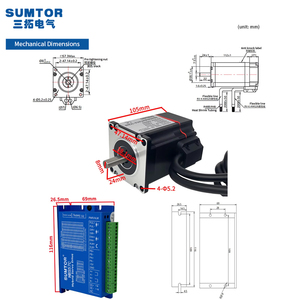 Cnc kiti Nema23 adım Motor 2.1NM kapalı döngü Step Motor kiti Cnc Router oyma makinesi için - Product Image 2