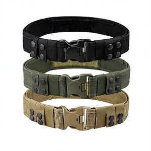Cinturón Táctico de Nailon para Hombre, Cinturón de Servicio de Seguridad, Cómodo para Llevar, para Luces de Caza, Accesorios de Caza, Elasticidad, Varios Tamaños - Product Image 1