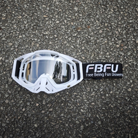 Lunettes de sport coupe-vent FBFU pour hommes en nylon/cachemire, avec lentilles de rechange HD détachables, accessoires pour lunettes de moto – Vente en gros