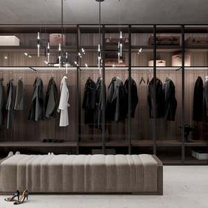 Armoires de chambre à coucher modernes YALIG, armoires sur mesure professionnelles, dressing - Product Image 2