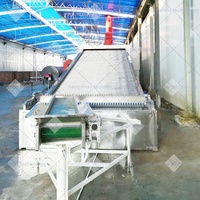 Automatische mesh-belt-droogmachine met PLC-besturing voor fruitpulp en -schil, capaciteit 1-50 ton, voor voedselverwerking