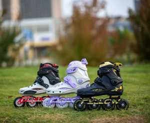 Patines de Ruedas Fenglun <span class=keywords><strong>FELLOW</strong></span> Dawn para Adultos, Hombres y Mujeres, Patinaje sobre Hielo para Principiantes, Estilo Libre Básico, Frenos Planos, Ruedas de PU - Product Image 2