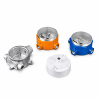 Pièces de boîtier de jonction métallique sur mesure, boîtier de capteur anti-explosion en aluminium moulé sous pression de précision, usinage CNC