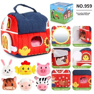 Giocattoli Educativi per <span class=keywords><strong>Bambini</strong></span> (4-6 Anni) con <span class=keywords><strong>Animali</strong></span> della <span class=keywords><strong>Fattoria</strong></span> in Peluche Corto e Alfabeto per l'Apprendimento Precoce - Product Image 6