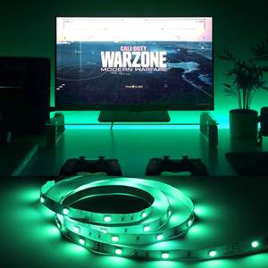 Ruban LED DB 12mm 5050 RGB découpable DC24V avec télécommande via application, éclairage intelligent intérieur/extérieur IP65, PCB noir - Product Image 4