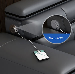 प्रकाश लक्जरी उच्च गुणवत्ता multifunction के चमड़े मैं आकार सोफे कमरे में रहने वाले फर्नीचर अनुभागीय सोफे के लिए - Product Image 4