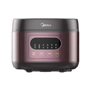 Olla Arrocera Multifuncional Midea de 4L con Recipiente Interior de Cristal Negro y Carcasa Metálica Morada Roland, Temporizador Inteligente - Product Image 1