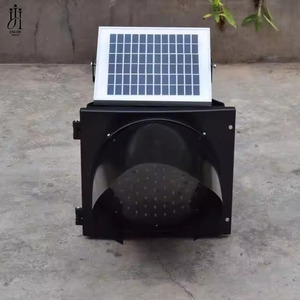 Luz de Advertencia Intermitente Ámbar de 12 Pulgadas, Alimentada por Energía Solar, para Carreteras, Venta al por Mayor de Fábrica - Product Image 5