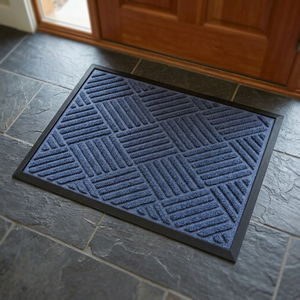 Premium Polypropylene Loop Pile Door <b>Mat</b> Rubber Backed Non Slip Washable Indoor Outdoor Entrance <b>Mat</b> 60x90cm Classic Style Home - Product Image 3