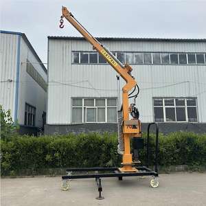 फुल इलेक्ट्रिक शॉप क्रेन फोल्डेबल 200 500 <span class=keywords><strong>1000</strong></span> 2000 किलोग्राम बैटरी पावर मिनी फ्लोर क्रेन 1 टन 2 टन छोटे लिफ्ट होस्ट - Product Image 1