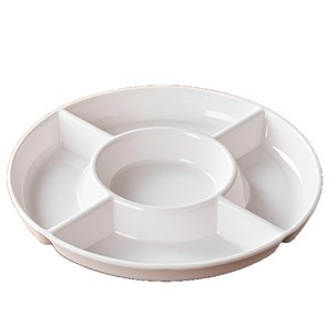 Five Compartment Plastic Serving Tray 25Cm For Restaurant Cold Dish And Sashimi Platter Divider Tray - Product Image 4