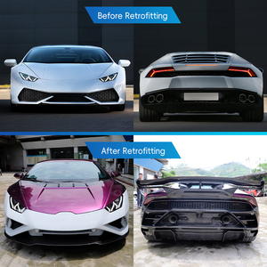Nuevo Kit de Carrocería EVO RWO de Fibra de Carbono para Huracán 2014-2023, Modificación y Mejora de Automóviles, Parachoques Delantero/Trasero, Alerón Trasero - Product Image 2