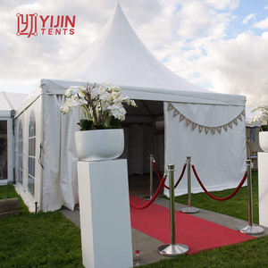 Tente Pagode Personnalisée d'Extérieur 6mx6m en Aluminium Durable avec Toit Haut en PVC pour Festival Arabe - Product Image 6