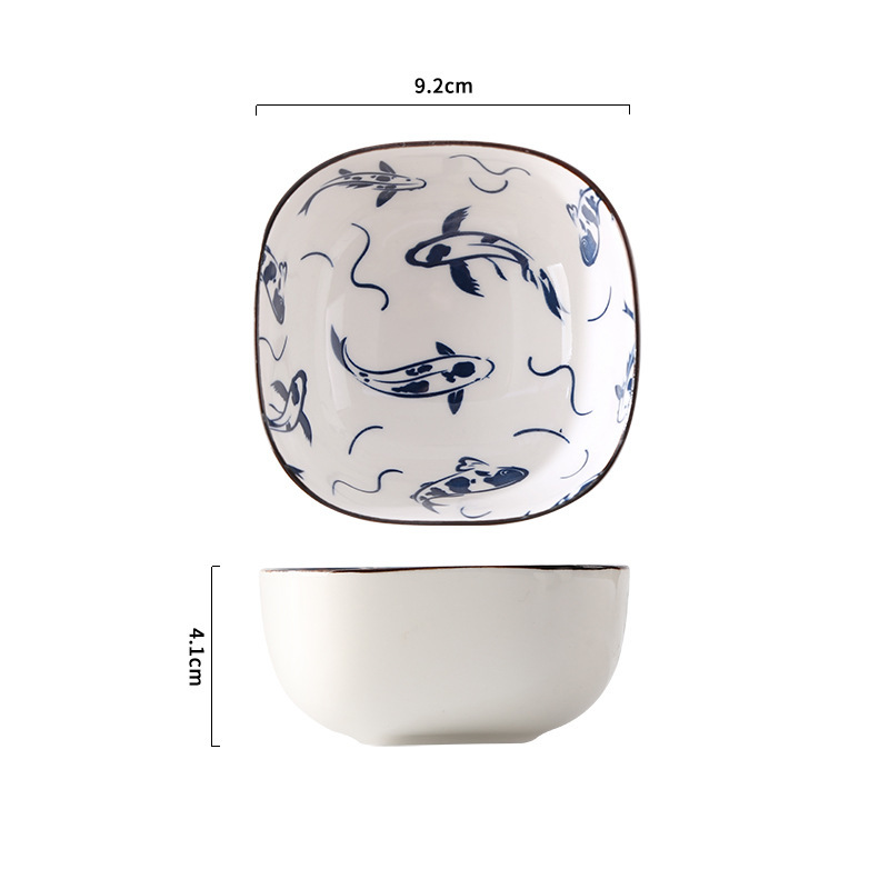 3.8inch square plate - yuyue (packing 180)