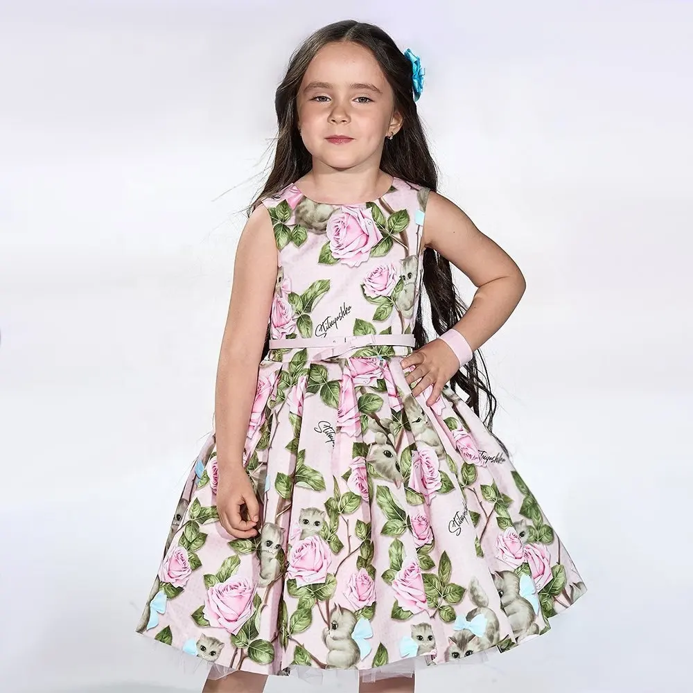 Stilnyashka 13295-15 flower princess dress for girl,girls dresses for summer,flower girls' dresses kids clothing wholesale