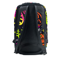 Sac à dos personnalisé pour étudiants, style graffiti, imprimé en polyester, sac à dos quotidien pour le collège et le lycée, léger et imperméable
