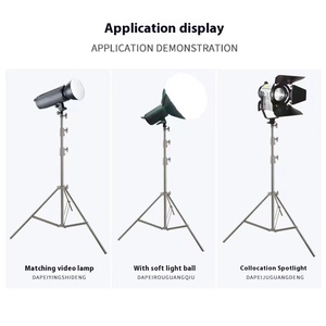 Portable 2.8 mètres haut roulement métal lourd photographie lampe trépied support multifonctionnel en acier inoxydable pour le tournage de <span class=keywords><strong>Film</strong></span> - Product Image 5