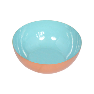 Fruits Bowl with Inside Enamel Finishing Iron Metal with Polished Decor for Dining and <b>Table</b> Decor - Product Image 2