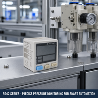 Interruptor de Presión RS485 con Pantalla Digital, Dos Canales NPN PNP, Salida Analógica de 4-20 mA, 1-5 V, para Monitoreo de Presión Industrial