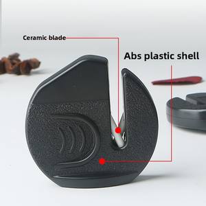 Outil d'affûtage de couteaux portable, outil de ponçage compact, vente en gros, pierre à aiguiser pour couteaux domestiques, pierre à aiguiser - Product Image 5