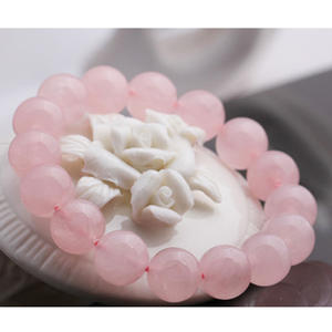 8MM cristallo <span class=keywords><strong>rosa</strong></span> <span class=keywords><strong>quarzo</strong></span> <span class=keywords><strong>rosa</strong></span> braccialetto di buona qualità, all'ingrosso braccialetto di cristallo <span class=keywords><strong>rosa</strong></span> - Product Image 5