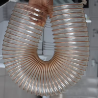 Tuyau de vide en polyuréthane transparent résistant à la corrosion et aux hautes températures en fil d'acier plaqué cuivre Offre Spéciale en usine