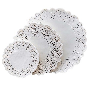 Tapetes <span class=keywords><strong>de</strong></span> papel desechables para <span class=keywords><strong>mesa</strong></span> redonda <span class=keywords><strong>de</strong></span> 4, 6, 8, 10 y 12 pulgadas, tapetes <span class=keywords><strong>de</strong></span> encaje para pastel y café - Product Image 1