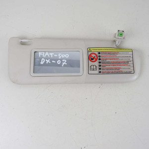 Parasole destro con specchio per Fiat 500 Mk1 2006-2015 (45636 E-1-G-8) - Product Image 1