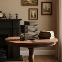 Support de cuisine multifonctionnel autoportant en acier inoxydable moderne et durable, avec porte-couteaux, planche à découper et porte-baguettes