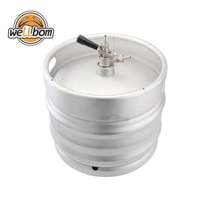 20L 30L 50L Bia Dự Thảo Keg Bia EU Thùng 1/6 1/4 1/2 Thùng Thép Không Gỉ Cho Gia Đình Pha Bia