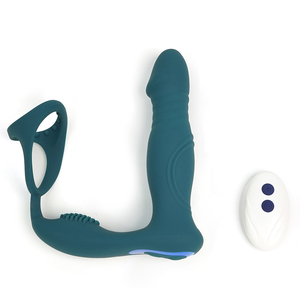 Teleskop Drahtlose Fernbedienung Sexspielzeug <span class=keywords><strong>Massage</strong></span> Männlich Anal Ring Stimulator Prostata Vibrator - Product Image 5