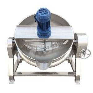 Thép không gỉ Mini 50 1000 lít đường nấu Đun sôi nồi hơi xi-rô Áo khoác ấm đun nước kẹo nấu ăn Pan với mixer trọng ấm đun nước - Product Image 4