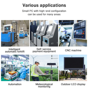 Yanling Nhúng Không Quạt Máy Tính Công Nghiệp Intel H310 Chip Core I5 8500T Dual Channel DDR4 Công Nghiệp Pc Với 8 USB 6 COM - Product Image 2