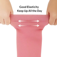 Chaussettes de compression sportives en nylon fantaisie personnalisées pour l'extérieur, 20-30 mmHg, hauteur genou, pour femmes
