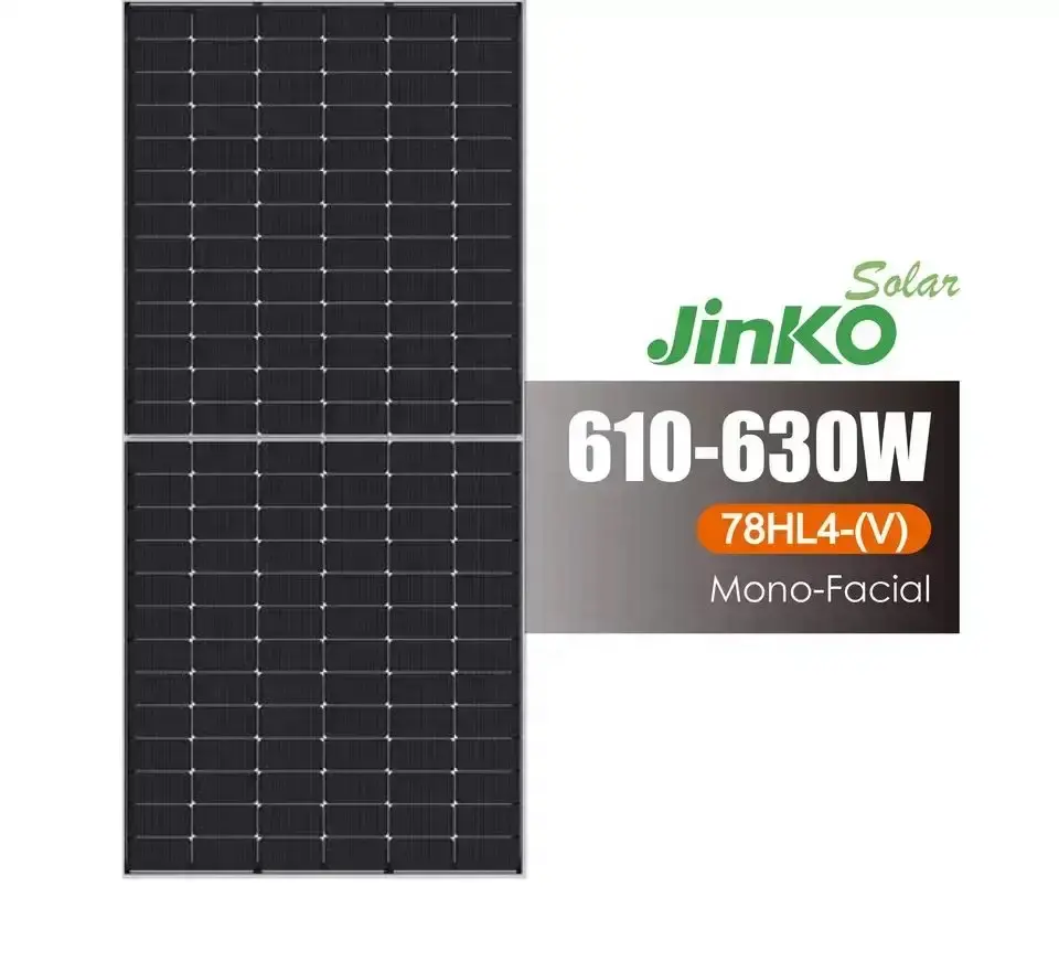Jinko JKM610-630N-78HL4-V mono 630W 625W 620W 615W 610W Panneau solaire de type N Produits d'énergie solaire