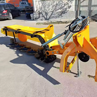 Livraison rapide 6 disques 2.4 mètre de large roue à doigts pelouse foin tondeuse rotative 3 points tondeuse à disque rotative coupe luzerne moissonneuse