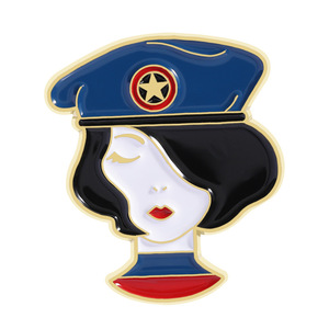 Broches émaillées Matryoshka russes, style rétro ethnique, personnages de dessins animés, badges tendance pour chapeaux et revers pour femmes, bijoux cadeaux, vente en gros - Product Image 4